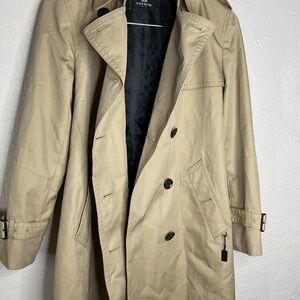 Coach Tan Trench Brand new